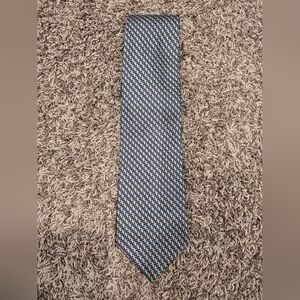 FRATELLI MODA 100% SILK HANDMADE ITALY MENS TIE GEOMETRIC